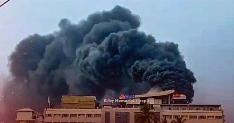 കോഴിക്കോട് ബേബി മെമ്മോറിയല് ആശുപത്രിയില് തീപിടിത്തം
