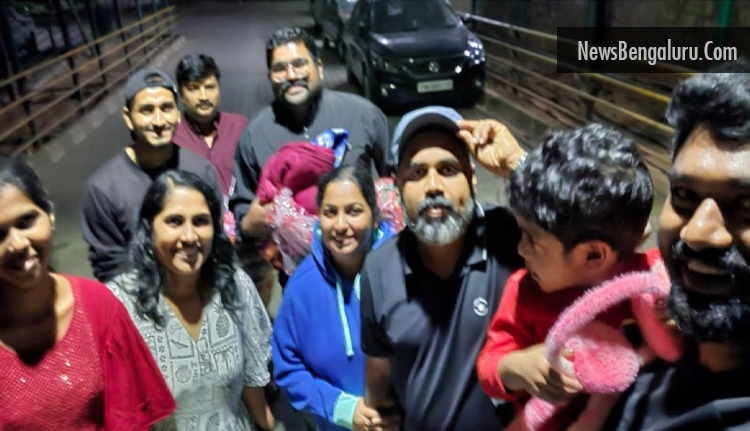 തെരുവുകളിൽ അന്തിയുറങ്ങുന്നവർക്ക് പുതപ്പുകള് വിതരണം ചെയ്തു