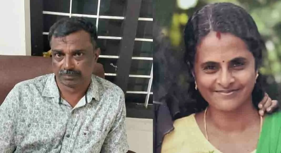 ഭാര്യയെ ഭര്ത്താവ് ഗ്യാസ് കുറ്റി കൊണ്ട് തലയ്ക്കടിച്ചു കൊന്നു