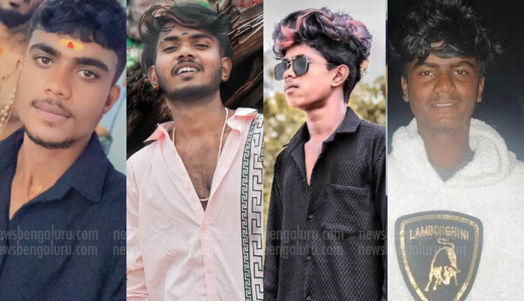 ബൈക്കും ടിപ്പർ ലോറിയും കൂട്ടിയിടിച്ചു; നാല് യുവാക്കൾക്ക് ദാരുണാന്ത്യം