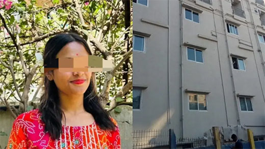 പോലീസിനെ കണ്ടതും നാലാം നിലയില് നിന്ന് 21കാരി താഴേക്ക് ചാടി; ഗുരുതര പരുക്ക്