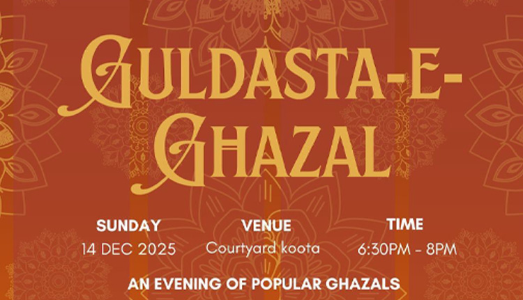 ‘ഗുൽദസ്ത-എ-ഗസൽ’; ഗസൽ കച്ചേരി 14 ന്