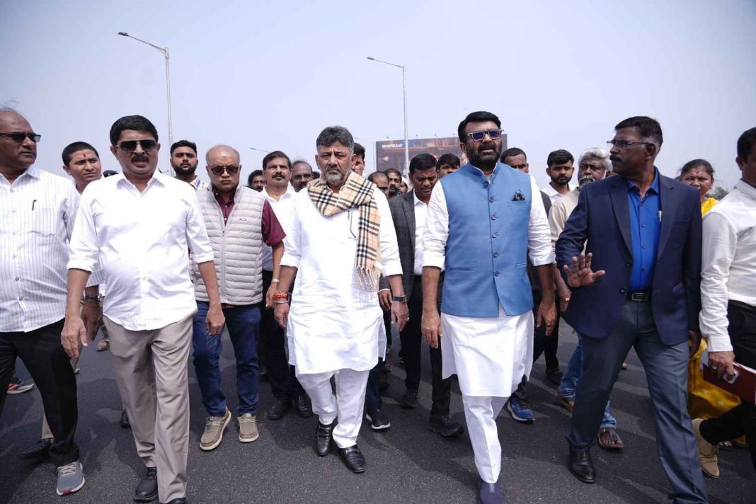 ഹെബ്ബാൾ മേൽപ്പാലത്തിലെ രണ്ടാമത്തെ ലൂപ് റോഡ് ഗതാഗതത്തിന് തുറന്നുകൊടുത്തു