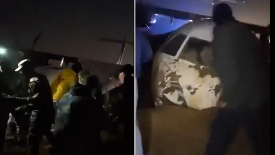 നേപ്പാളിൽ ലാൻഡിംഗിനിടെ റണ്വേയില് നിന്നും തെന്നിമാറി വിമാനം; ഒഴിവായത് വന്ദുരന്തം