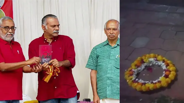 എഴുത്തുകാരൻ വി.എസ്. അനിൽകുമാറിന് നേരെ ഭീഷണി; വീടിന് മുന്നിൽ റീത്ത് വെച്ചു