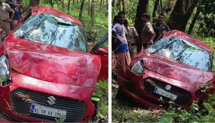 കണ്ണൂരിൽ കാര് താഴ്ചയിലേക്ക് മറിഞ്ഞ് അപകടം; സ്ത്രീ മരിച്ചു