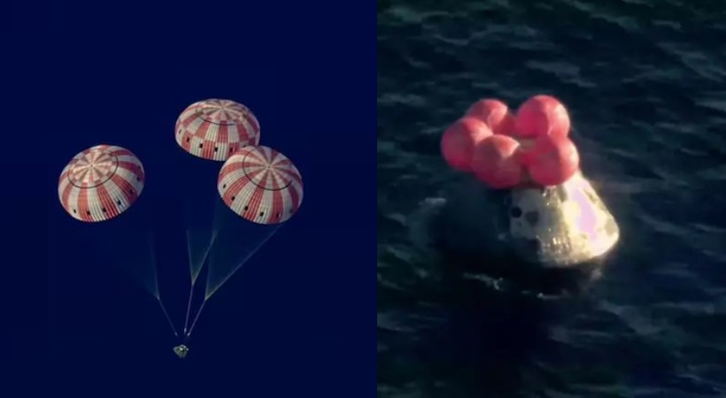 പുതുചരിത്രം, ആർട്ടെമിസ്-2 ദൗത്യ സംഘം ഭൂമിയിൽ തിരിച്ചിറങ്ങി