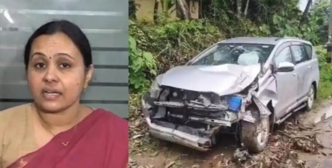 വീണാ ജോര്ജ് സഞ്ചരിച്ച വാഹനം അപകടത്തില്പെട്ടു വീണാ ജോര്ജ് സഞ്ചരിച്ച വാഹനം അപകടത്തില്പെട്ടു
