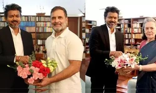 വിജയ് സോണിയയുമായും രാഹുലുമായും കൂടിക്കാഴ്ച നടത്തി വിജയ് സോണിയയുമായും രാഹുലുമായും കൂടിക്കാഴ്ച നടത്തി