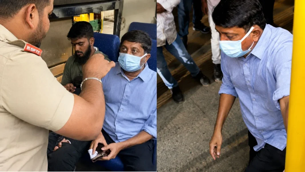 ചില്ലറ നൽകിയില്ല; കർണാടക ഗതാഗത മന്ത്രിയെ ബസിൽ നിന്ന് ഇറക്കി വിട്ട് കണ്ടക്ടർ ചില്ലറ നൽകിയില്ല; കർണാടക ഗതാഗത മന്ത്രിയെ ബസിൽ നിന്ന് ഇറക്കി വിട്ട് കണ്ടക്ടർ