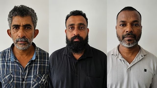 മംഗളൂരുവില് മലയാളി കുടുംബത്തെ ആക്രമിച്ച് സ്വർണവും കാറും കവർന്ന സംഭവം: കണ്ണൂർ സ്വദേശി ഉൾപ്പെടെ 3 പേർ പിടിയിൽ മംഗളൂരുവില് മലയാളി കുടുംബത്തെ ആക്രമിച്ച് സ്വർണവും കാറും കവർന്ന സംഭവം: കണ്ണൂർ സ്വദേശി ഉൾപ്പെടെ 3 പേർ പിടിയിൽ