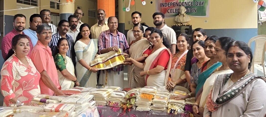കെഎൻഎസ്എസ് എംഎസ് നഗർ കരയോഗം അത്തം ദിന കൈത്തറി വില്പന കെഎൻഎസ്എസ് എംഎസ് നഗർ കരയോഗം അത്തം ദിന കൈത്തറി വില്പന