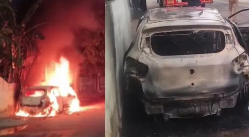 തിരുവനന്തപുരത്ത് ഓടിക്കൊണ്ടിരുന്ന കാറിന് തീപിടിച്ച് ഒരാൾ മരിച്ചു തിരുവനന്തപുരത്ത് ഓടിക്കൊണ്ടിരുന്ന കാറിന് തീപിടിച്ച് ഒരാൾ മരിച്ചു