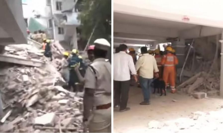 നിര്മാണത്തിലിരുന്ന ഏഴുനില കെട്ടിടം തകര്ന്നുവീണ് രണ്ട് പേര് മരിച്ചു; നിരവധി പേർക്ക് പരുക്ക് നിര്മാണത്തിലിരുന്ന ഏഴുനില കെട്ടിടം തകര്ന്നുവീണ് രണ്ട് പേര് മരിച്ചു; നിരവധി പേർക്ക് പരുക്ക്