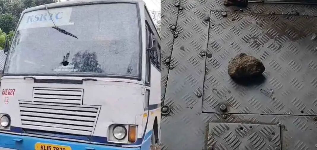 തിരുവനന്തപുരത്ത് പ്രിയദര്ശിനി ബസ്സുകള്ക്ക് നേരെ കല്ലേറ് തിരുവനന്തപുരത്ത് പ്രിയദര്ശിനി ബസ്സുകള്ക്ക് നേരെ കല്ലേറ്