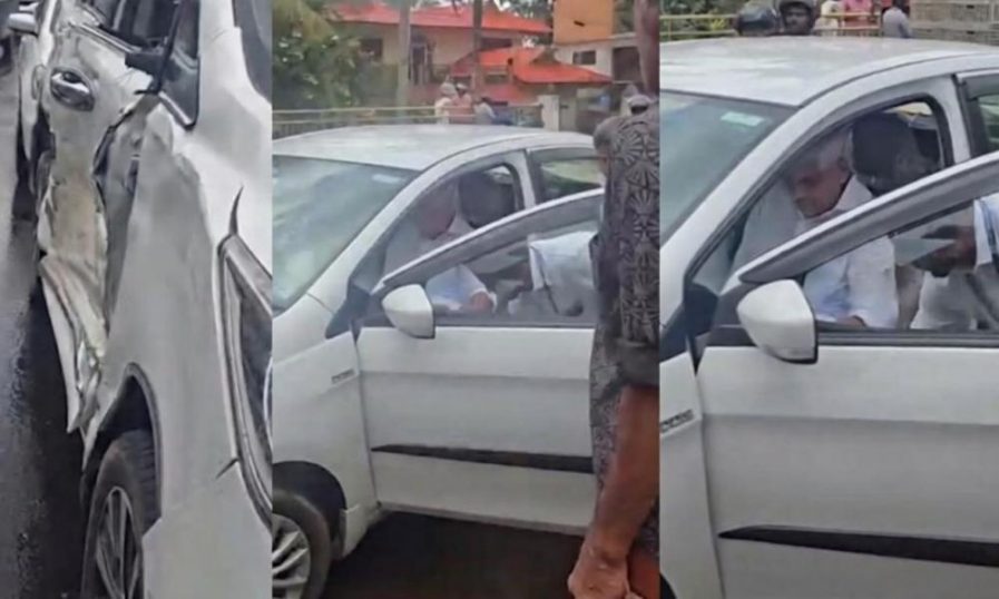 എന് എസ് എസ് ജനറല് സെക്രട്ടറി സുകുമാരന് നായരുടെ വാഹനം അപകടത്തില്പ്പെട്ടു; നിസാര പരുക്ക് എന് എസ് എസ് ജനറല് സെക്രട്ടറി സുകുമാരന് നായരുടെ വാഹനം അപകടത്തില്പ്പെട്ടു; നിസാര പരുക്ക്