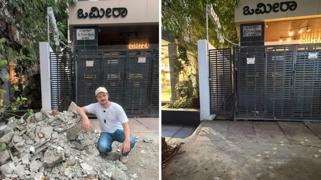 വിദേശ വ്ലോഗറുടെ വീഡിയോ വൈറൽ; ഇന്ദിരാനഗറിലെ ഫുട്പാത്ത് അറ്റകുറ്റപ്പണിക്ക് നടപടി വിദേശ വ്ലോഗറുടെ വീഡിയോ വൈറൽ; ഇന്ദിരാനഗറിലെ ഫുട്പാത്ത് അറ്റകുറ്റപ്പണിക്ക് നടപടി