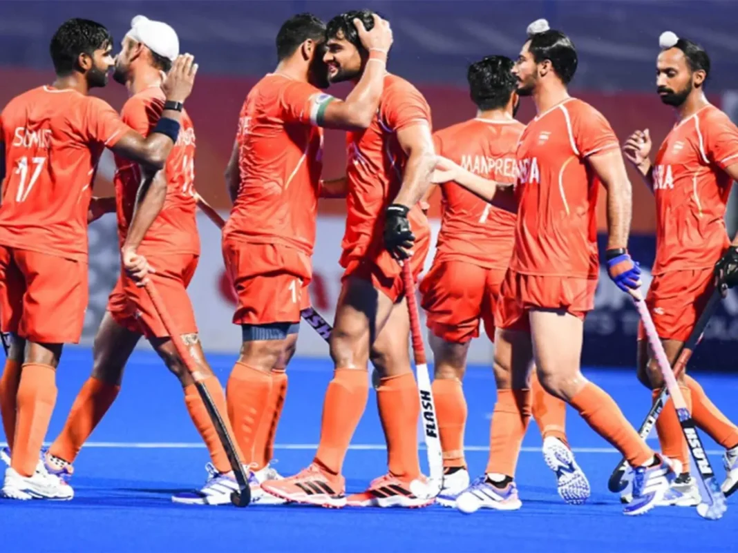 ഏഷ്യൻ ഗെയിംസ് ഹോക്കിയിൽ ഇന്ത്യക്ക് സ്വർണത്തിളക്കം; മലേഷ്യയെ തകർത്തത് 5-1ന്, 2028 ലോസ് ഏഞ്ചൽസ് ഒളിമ്പിക്സിന് യോഗ്യതയും ഉറപ്പാക്കി ഏഷ്യൻ ഗെയിംസ് ഹോക്കിയിൽ ഇന്ത്യക്ക് സ്വർണത്തിളക്കം; മലേഷ്യയെ തകർത്തത് 5-1ന്, 2028 ലോസ് ഏഞ്ചൽസ് ഒളിമ്പിക്സിന് യോഗ്യതയും ഉറപ്പാക്കി